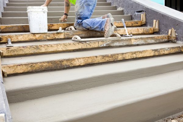 Concrete Steps Pouring in Tulsa