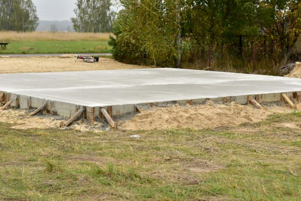 Concrete Base Installation in Tulsa