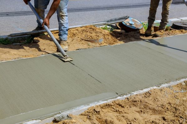Cement Pathway Installation in Tulsa