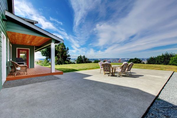 Backyard Concrete Paving in Tulsa