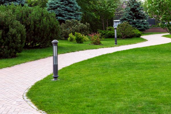 Backyard Sidewalk Installation in Tulsa