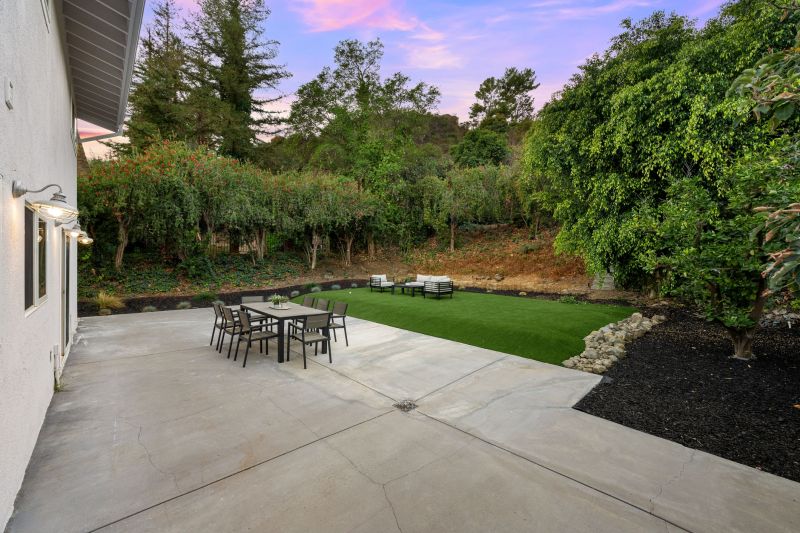 Outdoor Concrete Patio